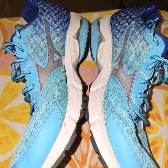 Mizuno Wave Rider blue size 6 Size 10.5 Womens - Picture 6 of 11